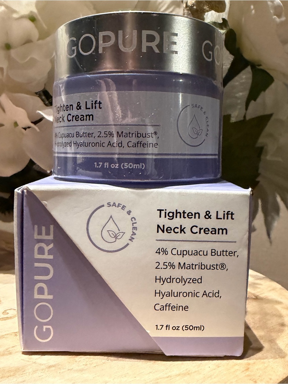 GOPURE Tighten & Lift Neck Cream 1.7 fl oz NEW IN BOX PRODUCT SEALED